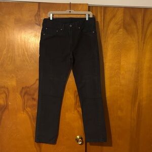 Levis 511 Men's Black Jeans 34x34 EUC